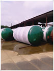 पेट्रो रसायन उद्योग के लिए पैर के साथ 1100 गैलन भूमिगत तेल भंडारण टैंक