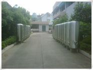 घर / औद्योगिक अनुप्रयोग के लिए 100 गैलन संपीडित स्टेनलेस स्टील एयर रिसीवर टैंक